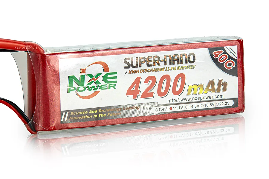 NXE 11.1V 4200mAh 40C Soft Case LiPo Battery image 91238