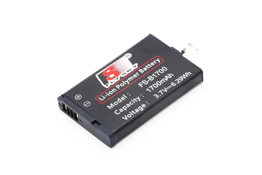 FlySky B1700 3.7V 1700mAh Receiver Hard Case LiPo Battery image 91242
