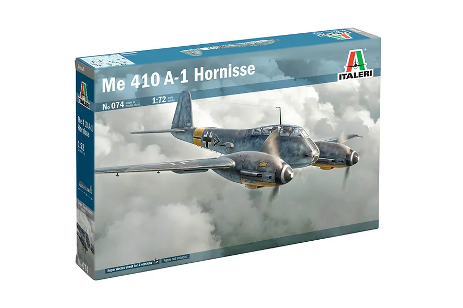 Italeri 1/72 Me-410 A-1 “Hornisse” Scaled Plastic Model Kit image 91243