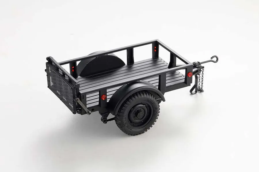 FMS 1/18 Black Utility Trailer - Set B image 2