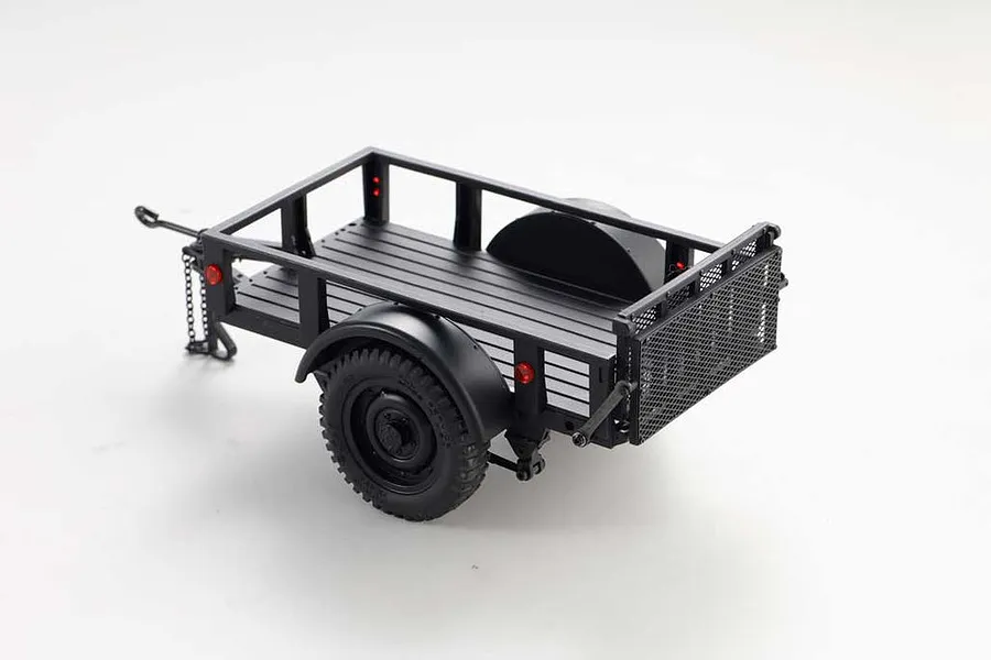 FMS 1/18 Black Utility Trailer - Set B image 3