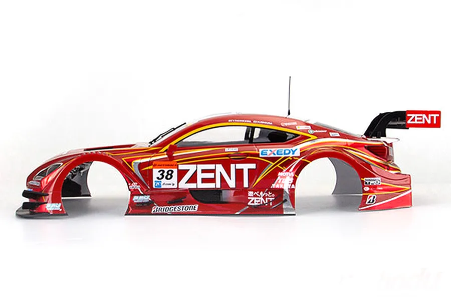 Killerbody 1/10 Zent Cerumo Lexus RC F Painted Body Shell - Red image 91356