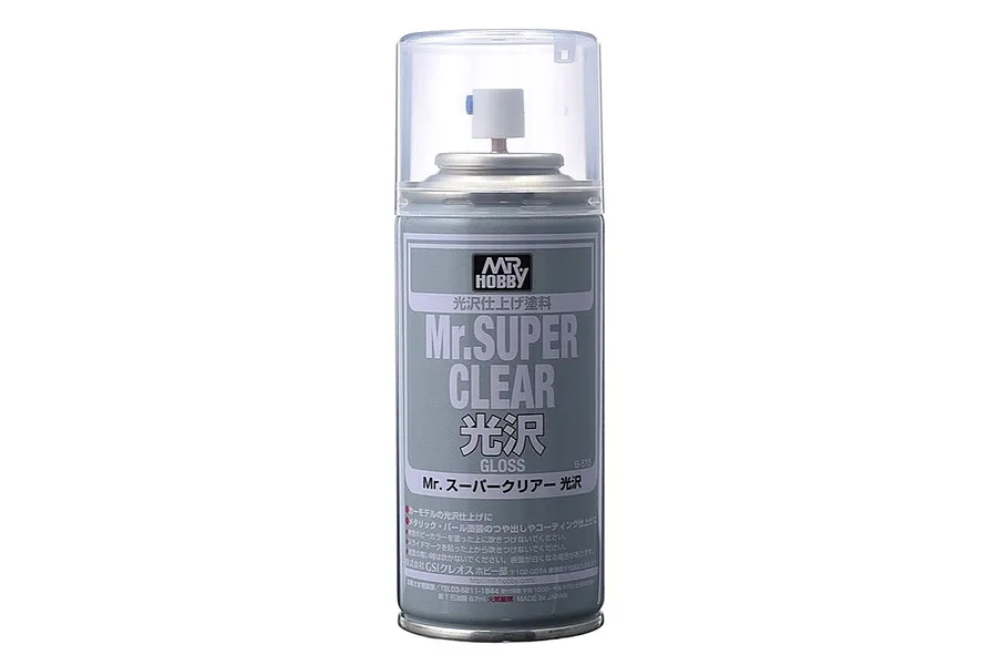 Mr Hobby Super Clear Gloss Spray Paint 170ml image 91399