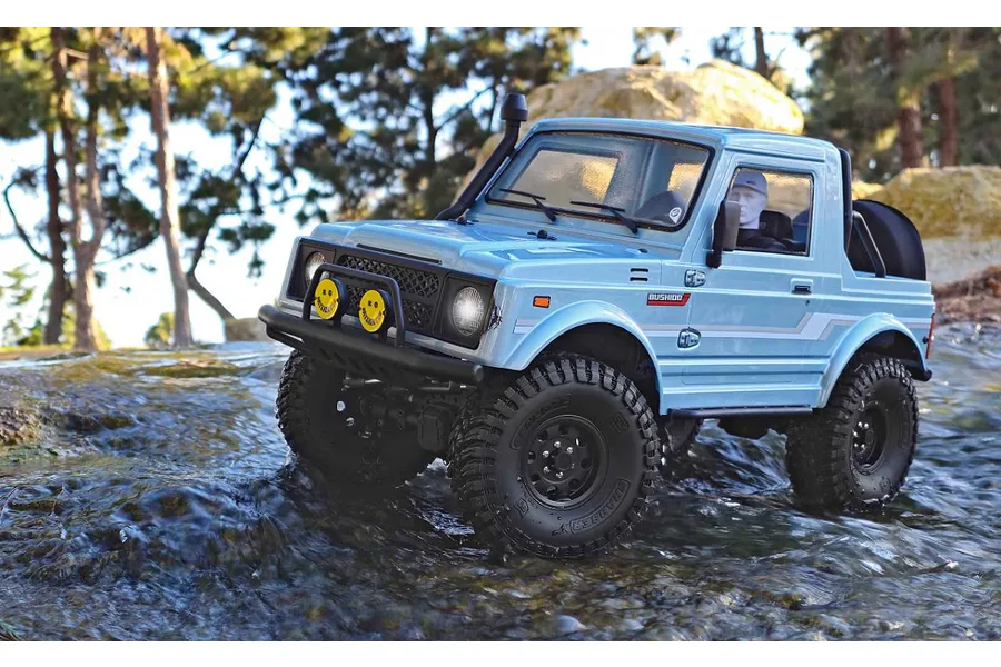Element RC Enduro Bushido+ RC Rock Crawler Electric 4WD 1/10 Scale RTR - Blue image 91625