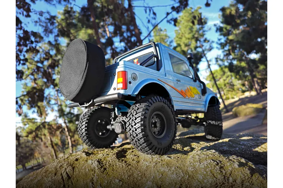 Element RC Enduro Bushido+ RC Rock Crawler Electric 4WD 1/10 Scale RTR - Blue image 91627