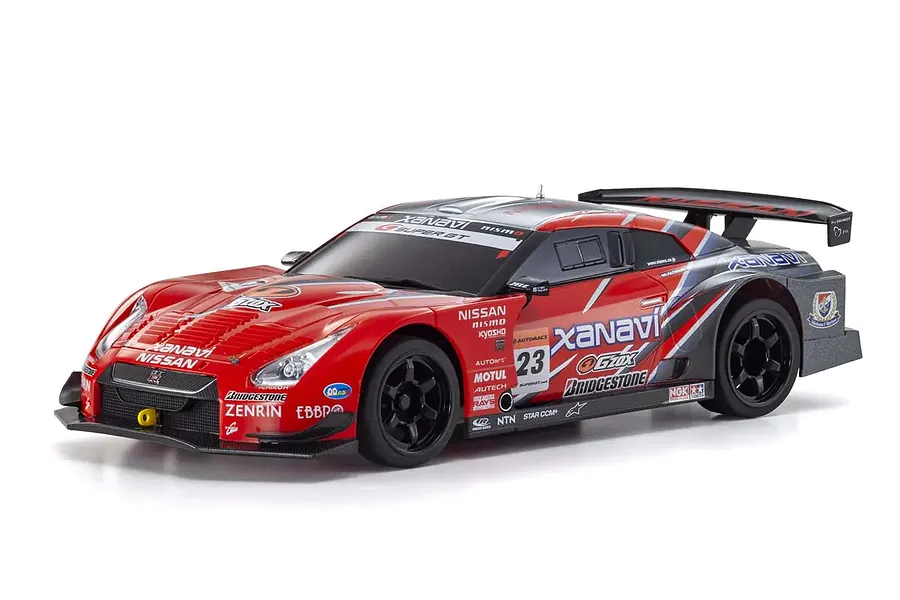 Kyosho Mini-Z 2008 Xanavi Nissan GT-R Nismo RC Car Electric RWD RTR - Red image 91681