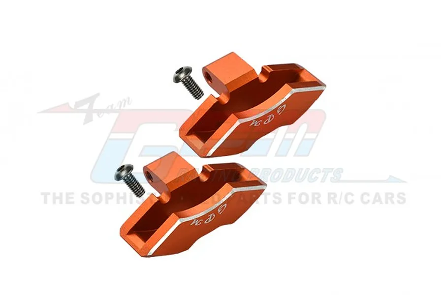 GPM Orange Aluminium Front &amp;amp; Rear Disc Brake Callipers 2Pcs image 91698