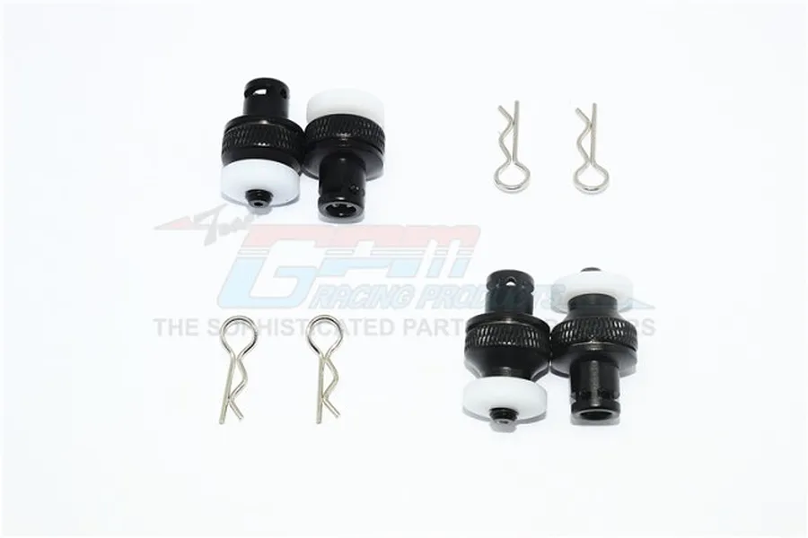 GPM Racing Black Aluminium Magnetic Body Mount Kit image 91702