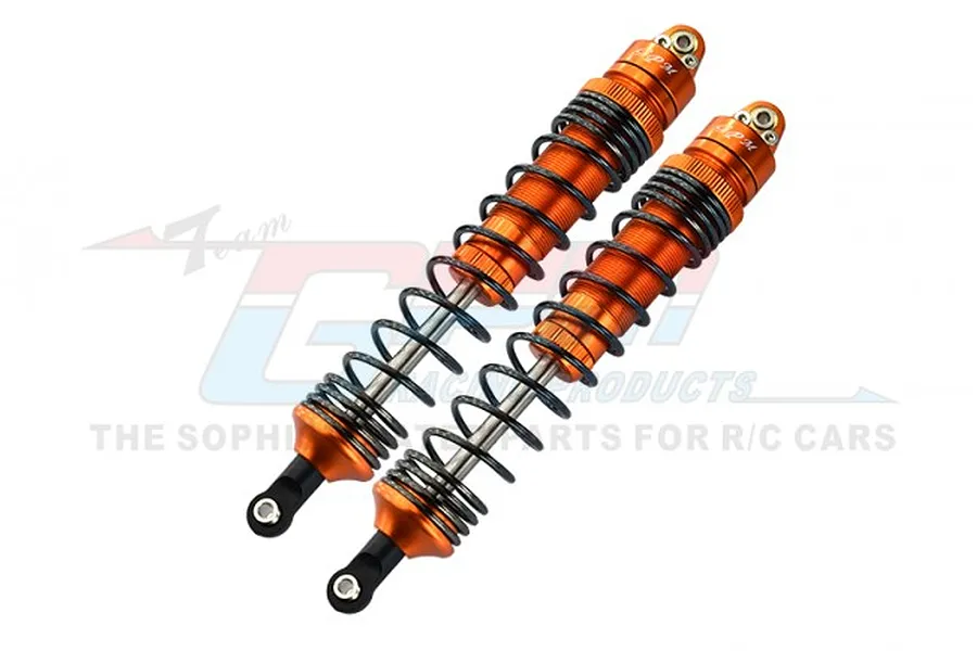 GPM Orange Aluminium 139mm Rear Adjustable Shocks 2Pcs image 91744