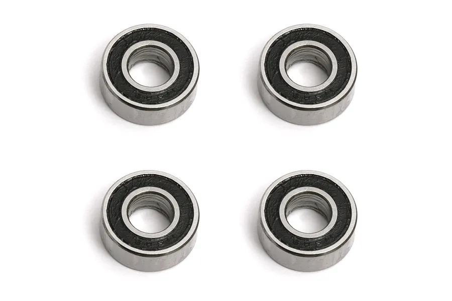 Team Associated 5x11x4mm Rubber Shielded Ball Bearings 4Pcs image 91855