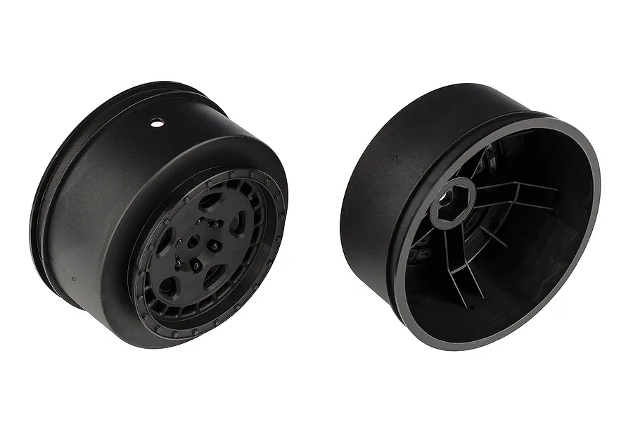 Team Associated 2.2/3.0&amp;quot; (+3mm Offset) Fifteen52 Turbomac Black Rims 2Pcs image 91871