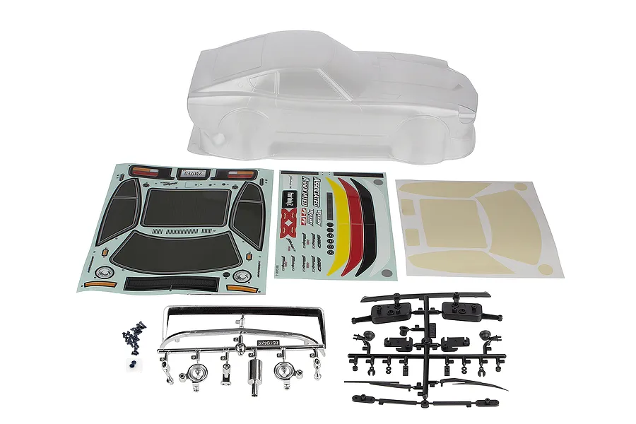 Team Associated 1/10 Datsun 240Z Unpainted Body Shell - Clear image 91923