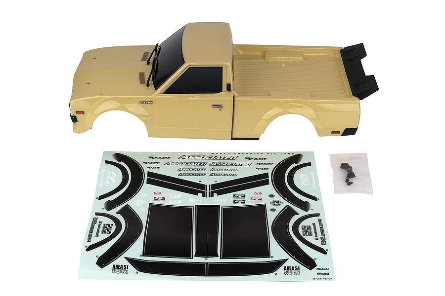 Team Associated 1/10 Datsun 620 Painted Body Shell - Tan image 91924