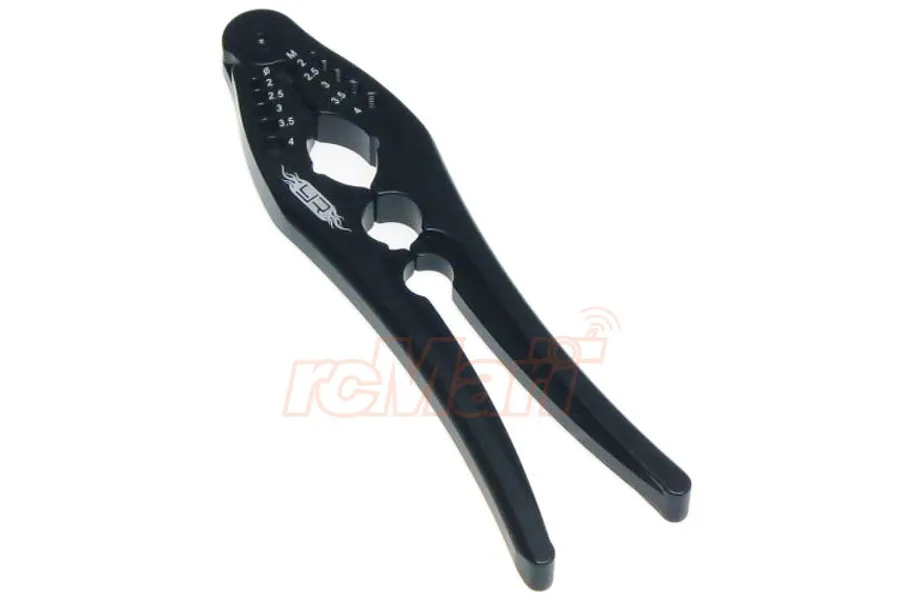Yeah Racing Black Aluminium Shock Shaft Pliers, Pin &amp;amp; Screw Tester image 91981