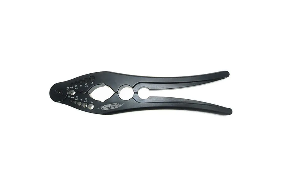 Yeah Racing Black Aluminium Shock Shaft Pliers, Pin &amp;amp; Screw Tester image 91982