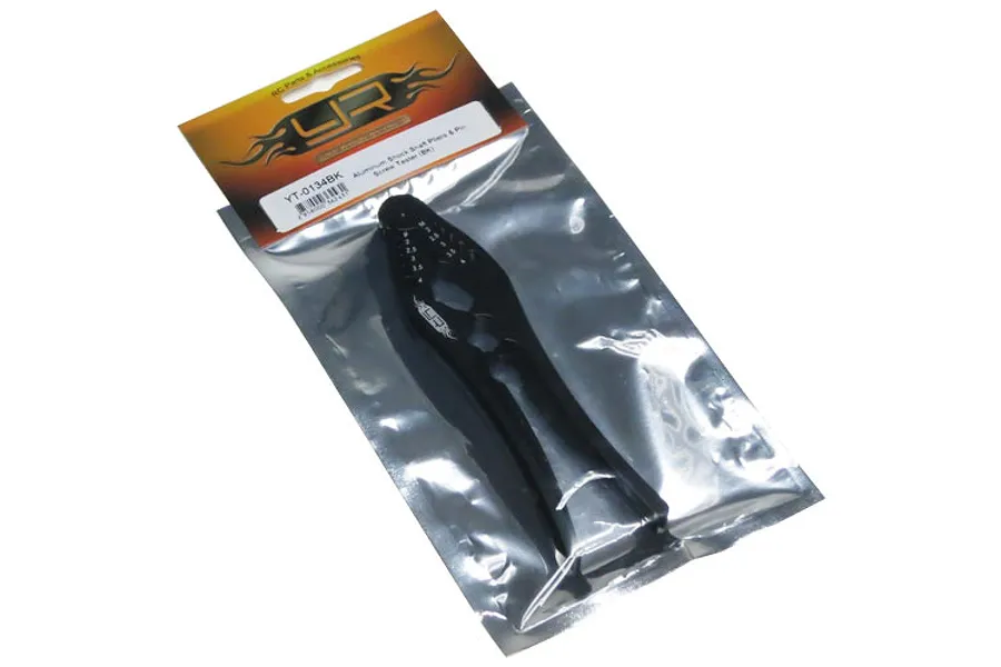 Yeah Racing Black Aluminium Shock Shaft Pliers, Pin &amp;amp; Screw Tester image 91983