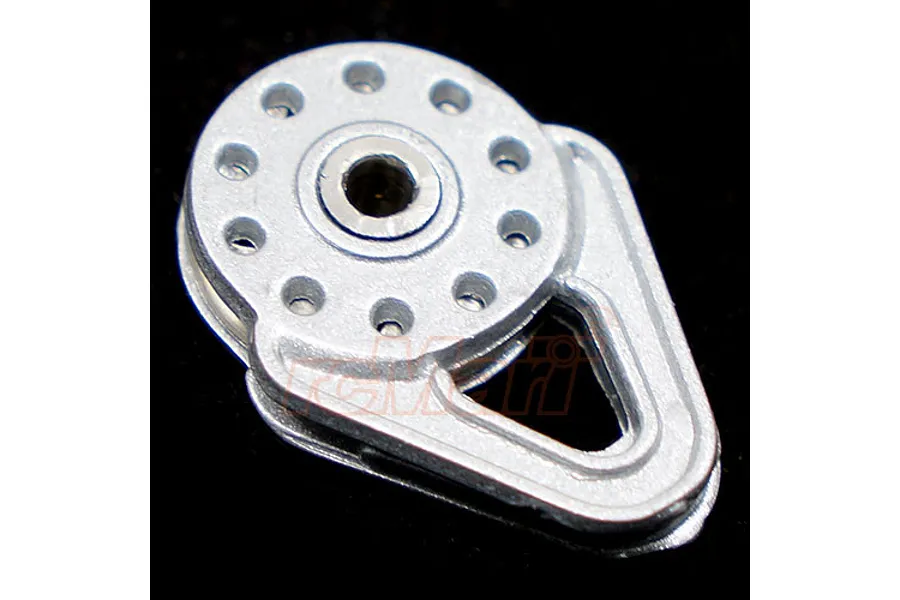 Yeah Racing Silver Heavy Duty Steel Winch Snatch Block image 92019