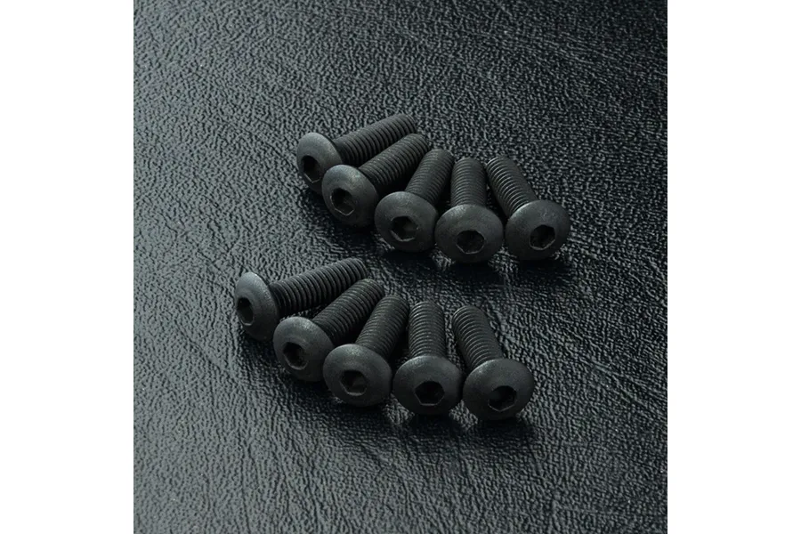 MST 3x10mm Fine Thread Button Head Screws 10Pcs image 92034