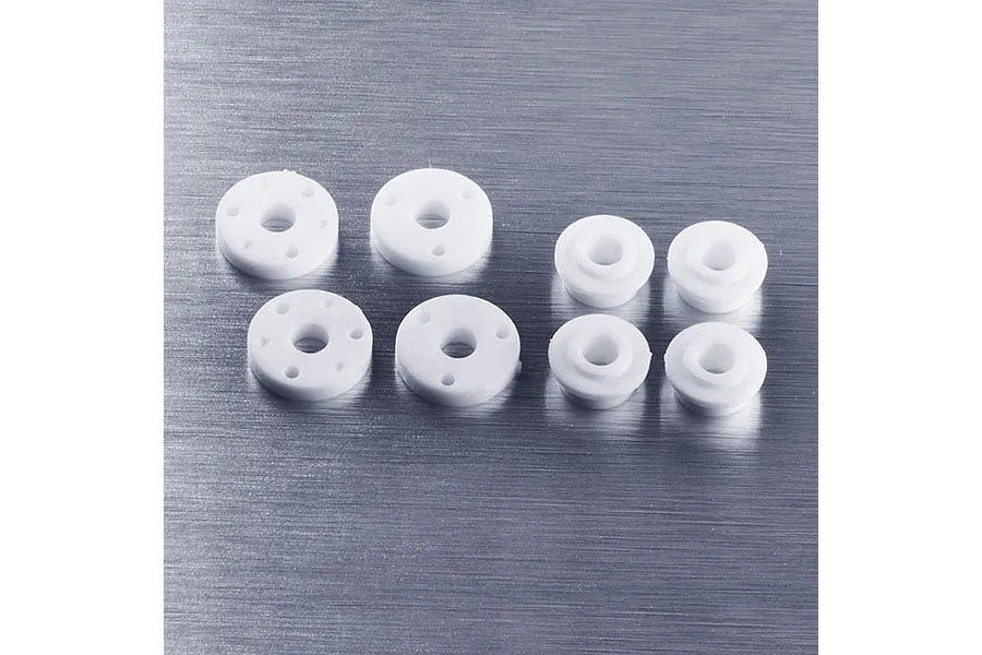 MST White Shock Pistons &amp;amp; Spacers 8Pcs image 92052