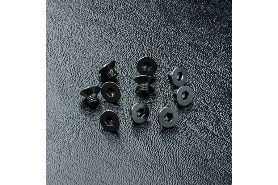 MST 3x4mm Fine Thread Countersunk Head Screws 10Pcs image 92088