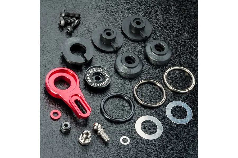 MST Red Aluminium Adjustable Servo Saver Kit image 92154