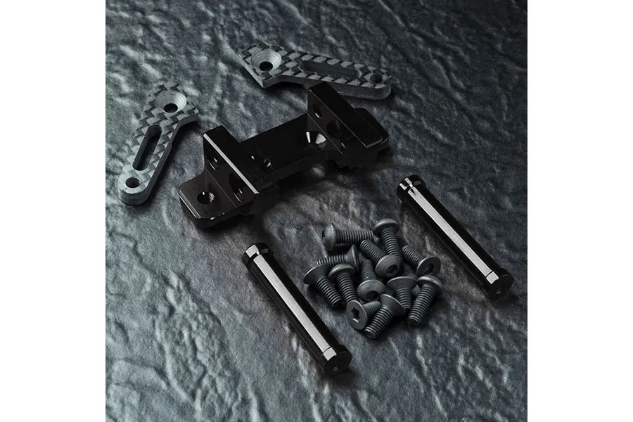 MST Black Aluminium Adjustable V2 Front Connection Mount image 92161