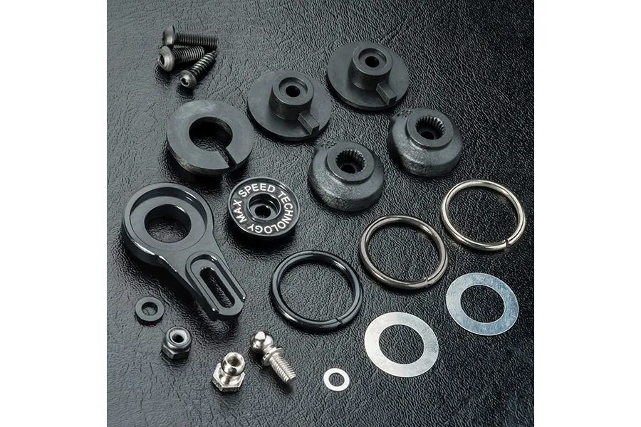 MST Black Aluminium Adjustable Servo Saver Kit image 92193