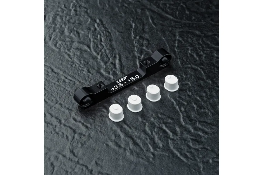 MST Black Aluminium Adjustable (+3.5/+5) Suspension Arm Mount image 92202