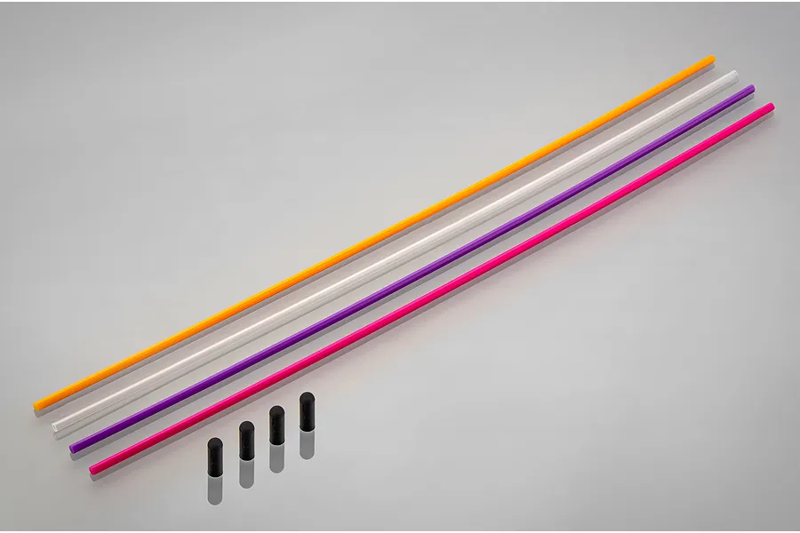 HSP 300mm Assorted Colours Antenna Tubes 4Pcs image 9224