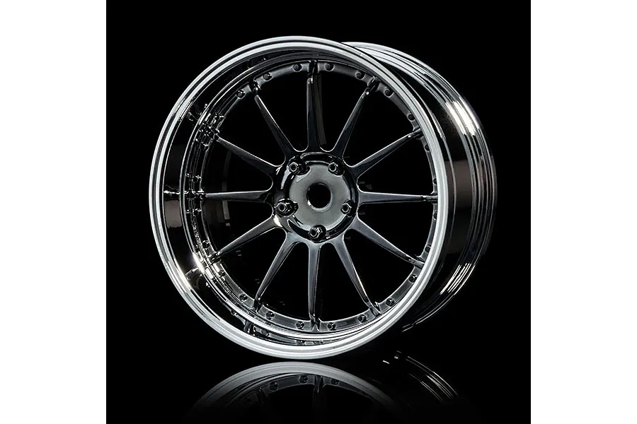 MST 1.9&amp;quot; S-SBK 21 Off-Set Changeable Silver/Silver Black Rims 4Pcs image 92265