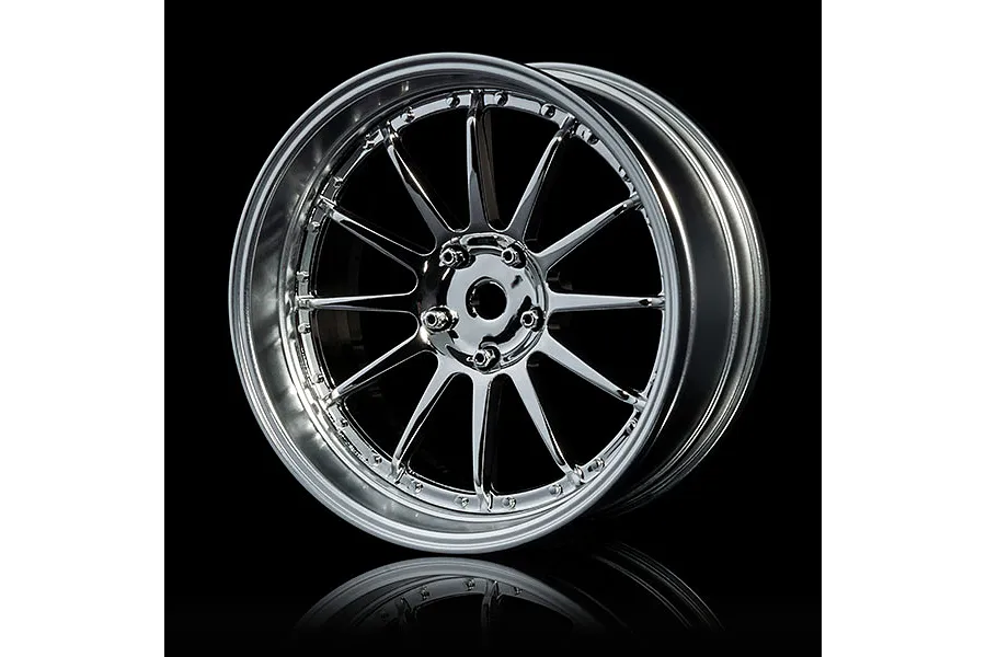 MST 1.9&amp;quot; 21 Off-Set Changeable Flat Silver/Silver Rims 4Pcs image 1