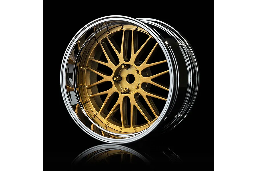MST 1.9&amp;quot; LM Off-Set Changeable Silver/Gold Rims 4Pcs image 92321