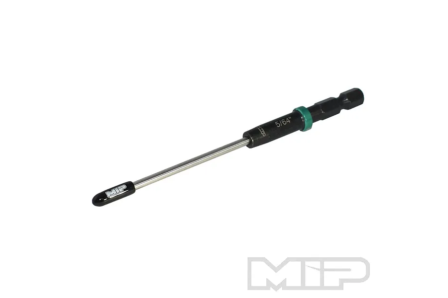 MIP 5/64 inch G2 speed tip hex driver bit with a black shaft, green identification ring, and protective tip cover.