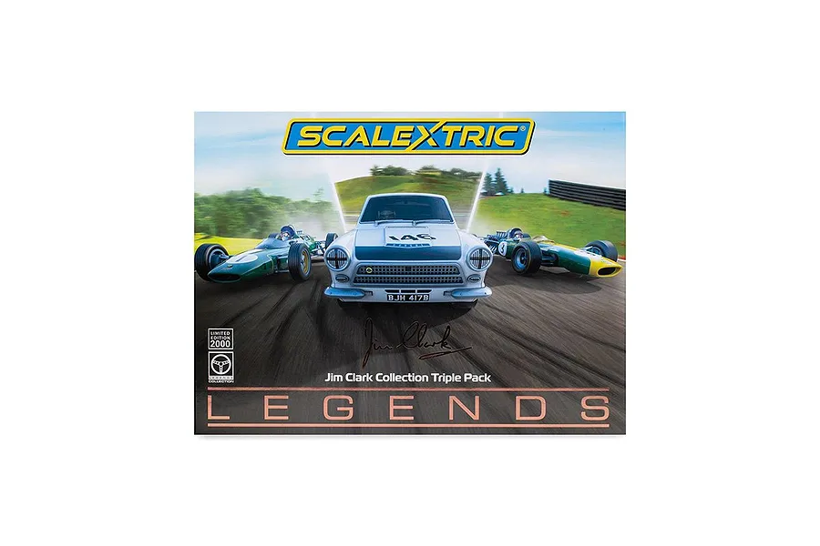 Scalextric 1/32 Jim Clark Collection Triple Pack Slot Car Set image 92494