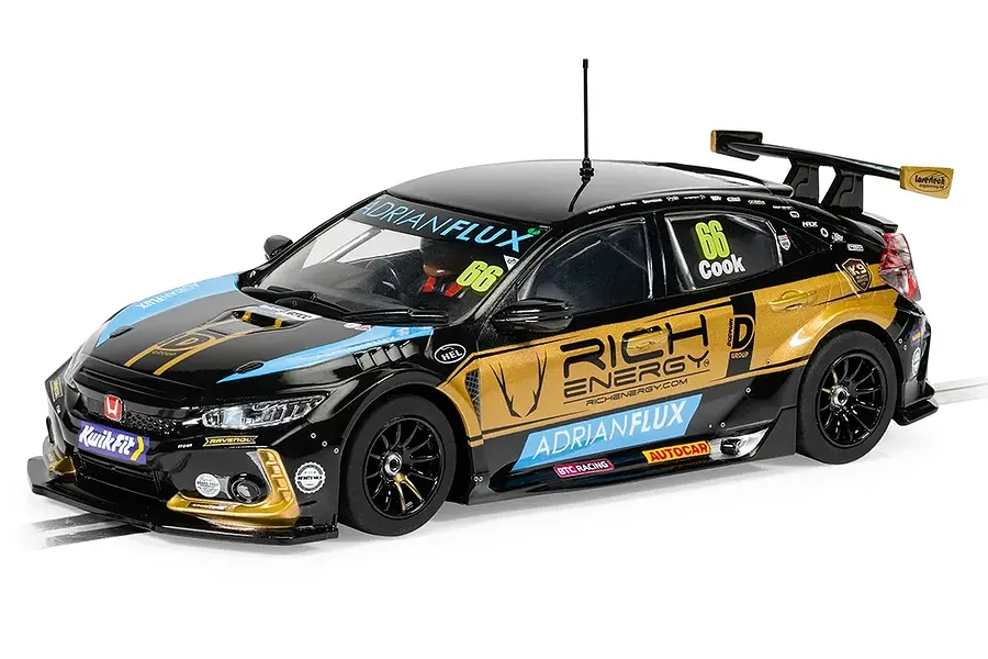 Scalextric 1/32 Honda Civic Fk8 Type R BTCC 2022 BTC Racing Josh Cook Slot Car image 92516