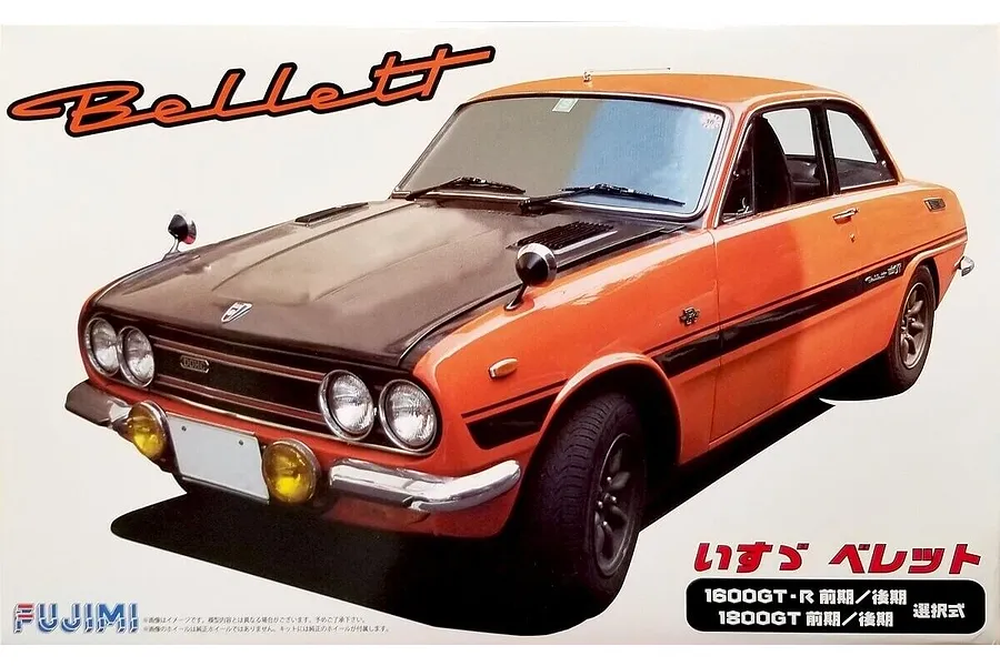 Fujimi 1/24 Isuzu Bellett 1600GT-R/1800GT Scaled Plastic Model Kit image 92548