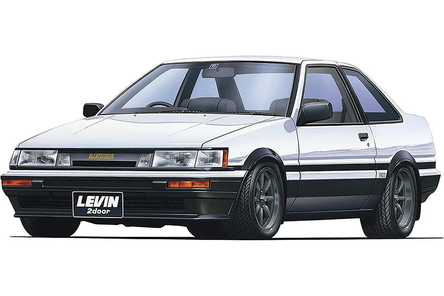 Fujimi 1/24 1985 Toyota AE86 Levin Scaled Plastic Model Kit image 92562