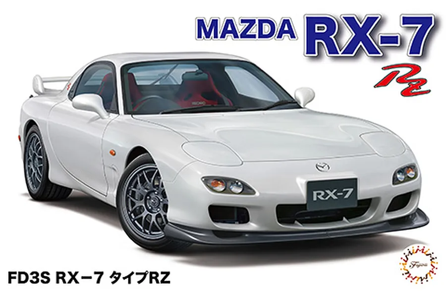 Fujimi 1/24 2000 Mazda FD3S RX-7 Type RZ Scaled Plastic Model Kit image 92565
