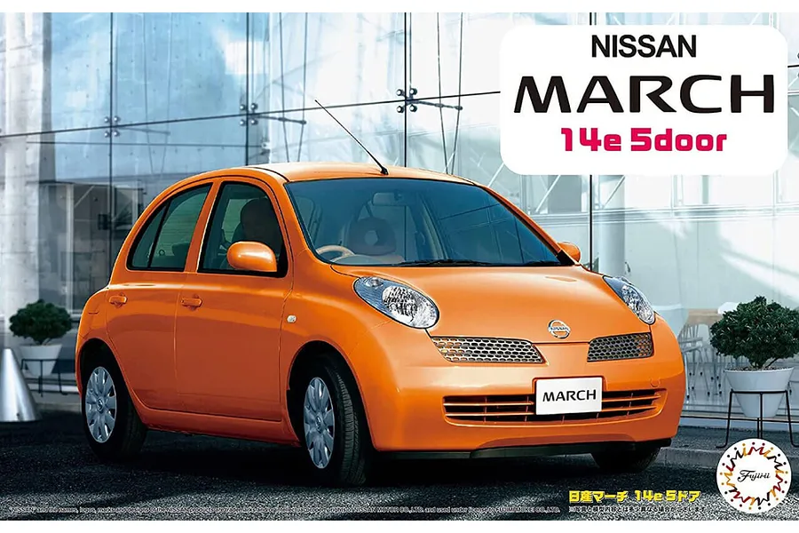 Fujimi 1/24 Nissan March/Micra Scaled Plastic Model Kit image 92566