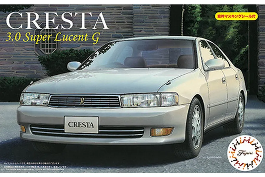 Fujimi 1/24 Toyota Cresta Super Lucent Scaled Plastic Model Kit image 92571