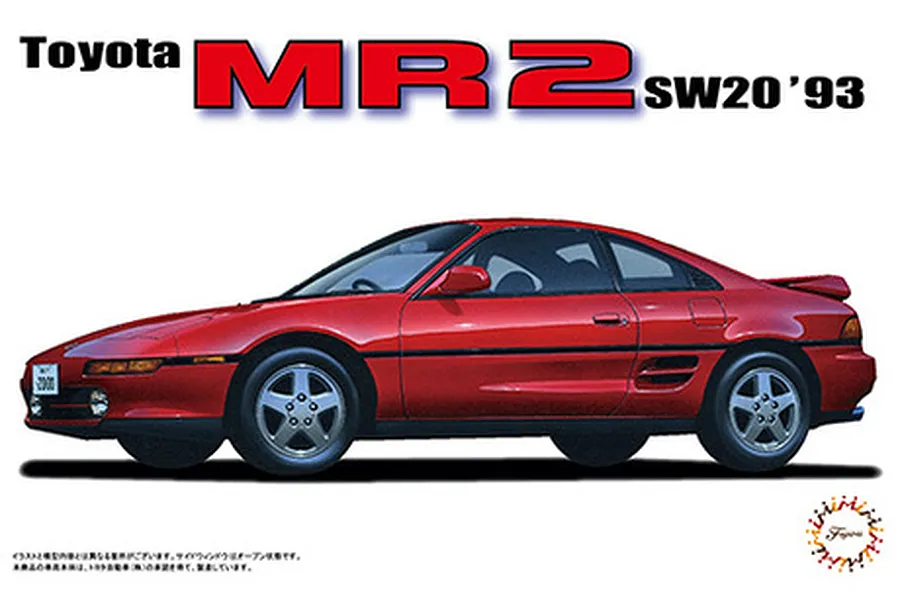 Fujimi 1/24 1993 Toyota MR-2 Scaled Plastic Model Kit image 1