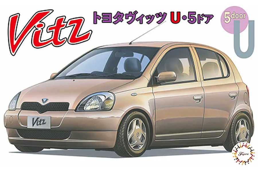 Fujimi 1/24 Toyota Vitz/Yaris Scaled Plastic Model Kit image 92599