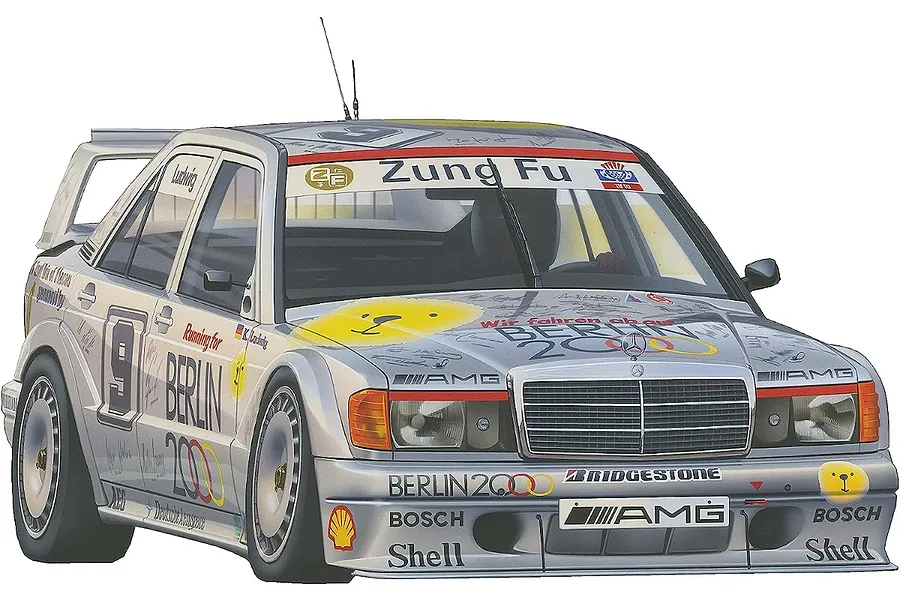 Fujimi 1/24 Mercedes-Benz &amp;quot;Berlin 2000&amp;quot; 190E 2.5-16 Evolution II Scaled Plastic Model Kit image 92618
