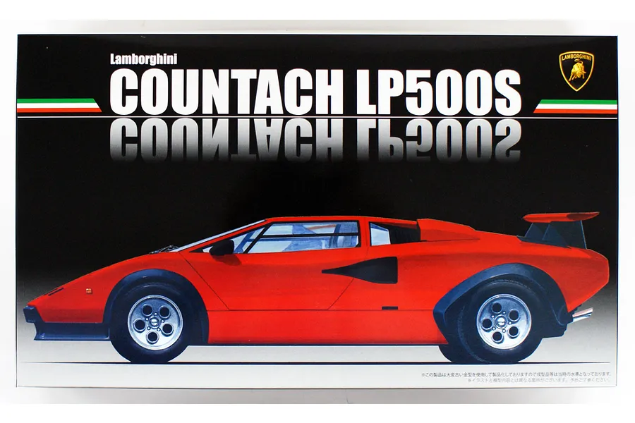 Fujimi 1/24 Lamborghini Countach LP500S Scaled Plastic Model Kit image 92626
