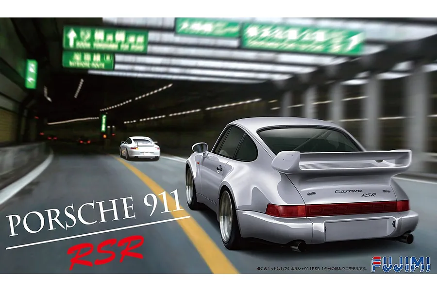 Fujimi 1/24 Porsche 911 Carerra 3.8L RSR Scaled Plastic Model Kit image 92627