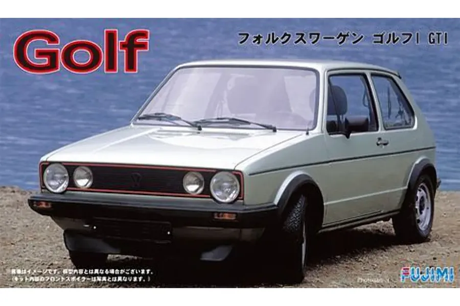 Fujimi 1/24 VW Golf Mark 1 GTI Scaled Plastic Model Kit image 92628