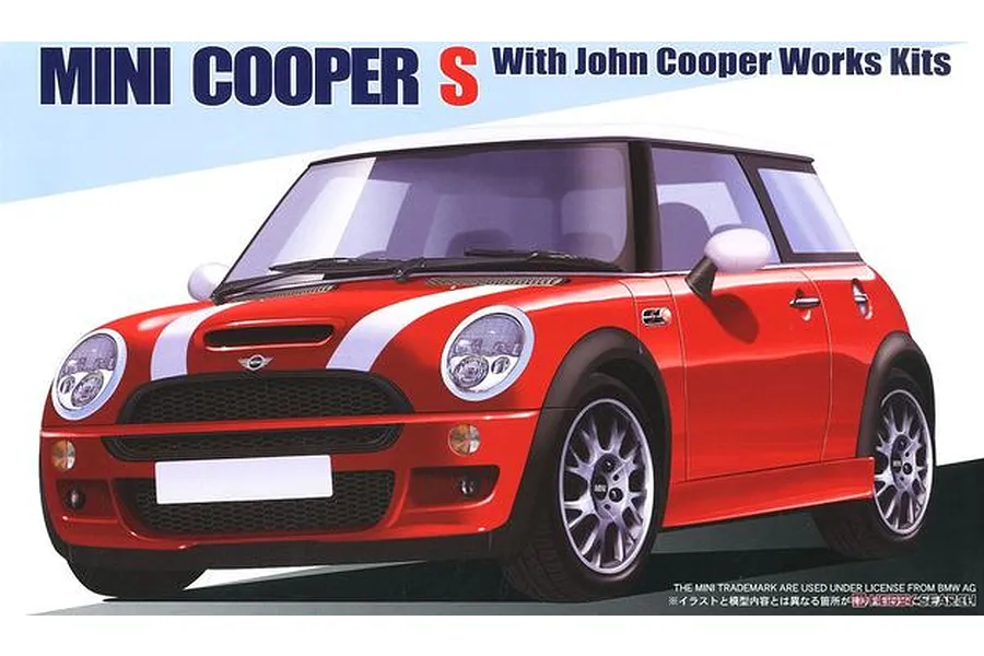 Fujimi 1/24 Mini &amp;quot;John Cooper Works&amp;quot; Cooper S Scaled Plastic Model Kit image 92631