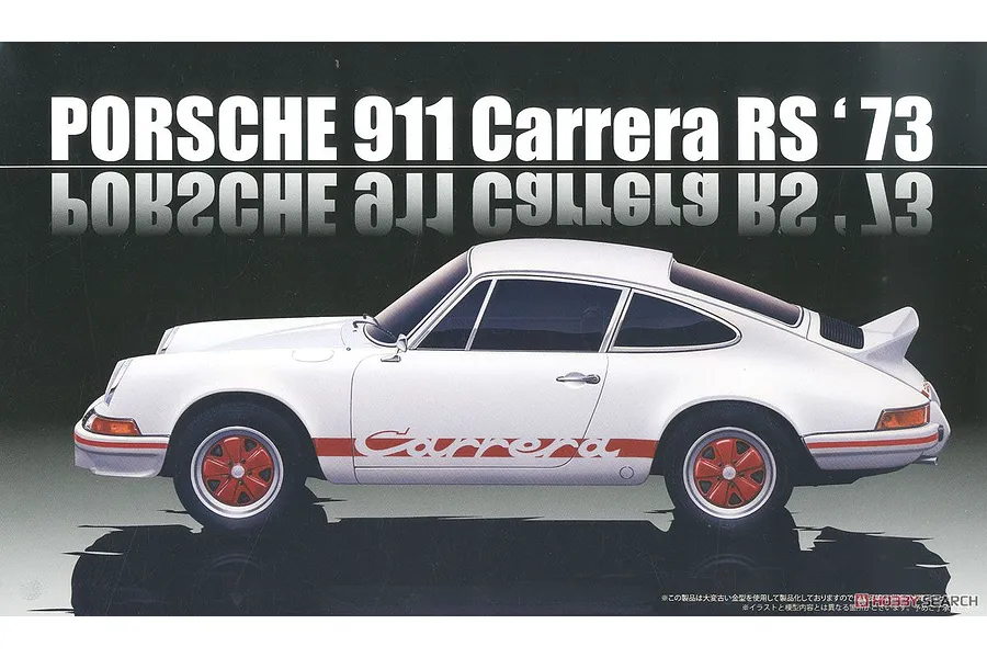 Fujimi 1/24 1973 Porsche 911 Carrera RS Scaled Plastic Model Kit image 92638