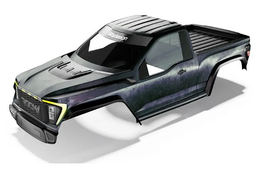 Bittydesign 1/10 Rock1 Pre-Cut Unpainted Body Shell - Clear image 92706