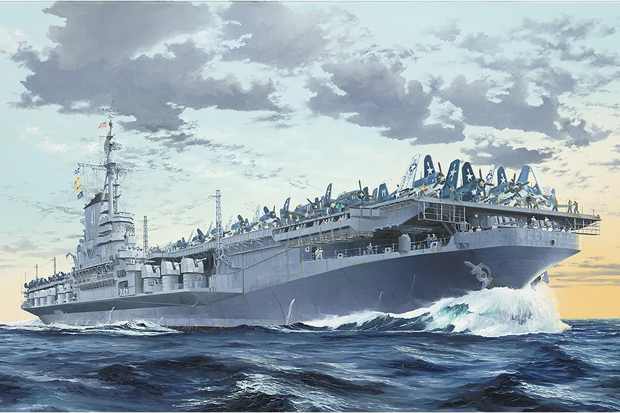 Trumpeter 1/350 USS Midway CV-41 Aircraft Carrier Scaled Plastic Model Kit image 92719